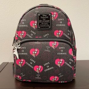 Loungefly Nightmare Before Christmas Love is Eternal Mini Backpack